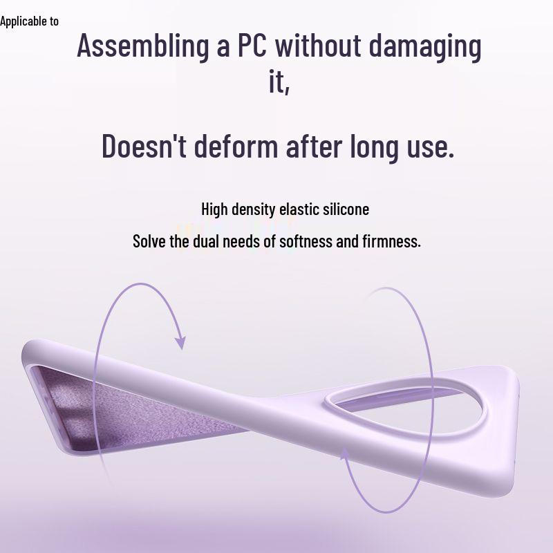 Honor X60 Pro Liquid Silicone Case - Soft, Anti-Drop Protective Cover for Women