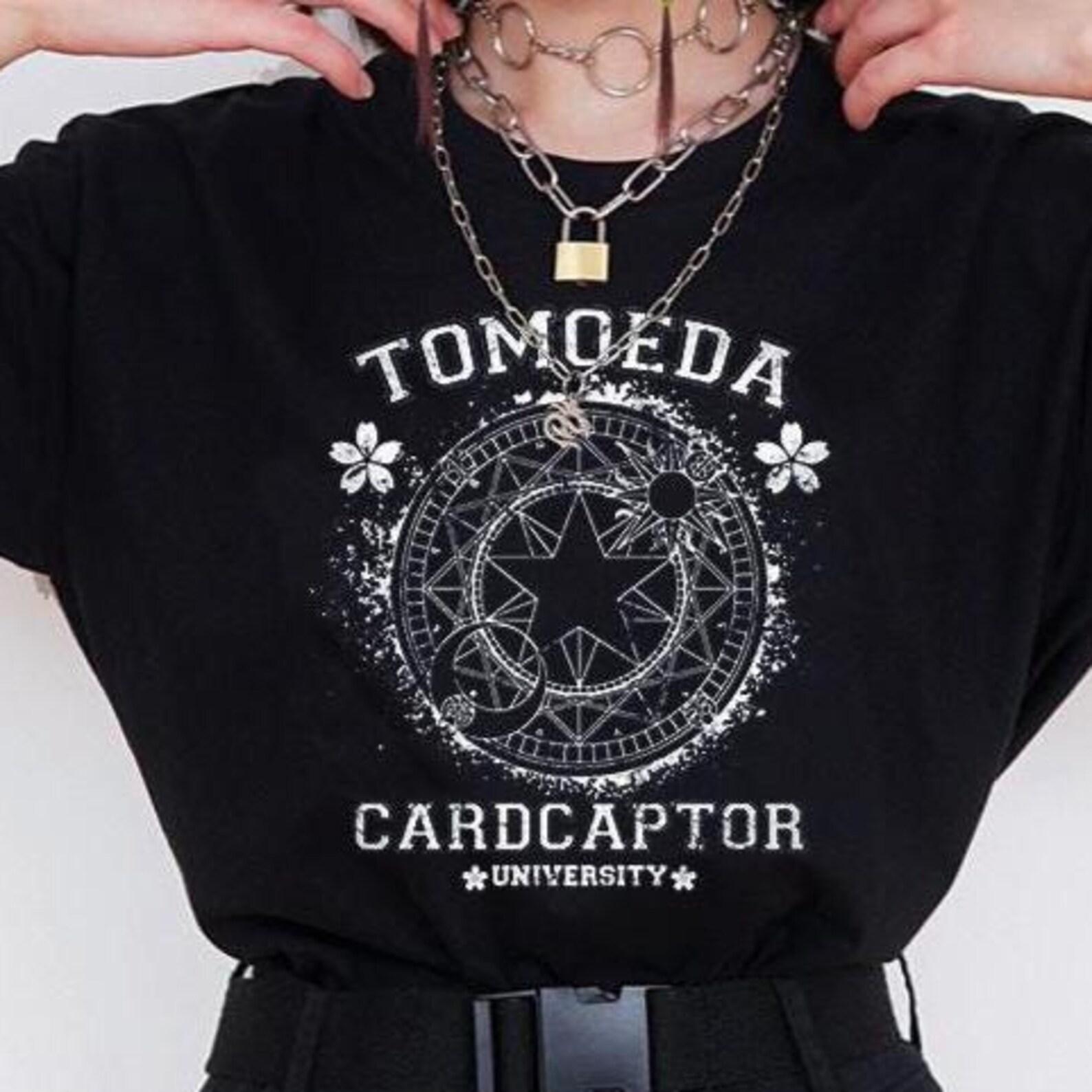 Tomoeda Cardcaptor University Anime Shirt - Cardcaptor Sakura Tshirt 4XL