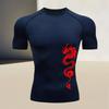 Men's Sports Compression Short-sleeved Body-shaping Top T-shirt - Breathable Fabric Perfect Gift for Father's Day