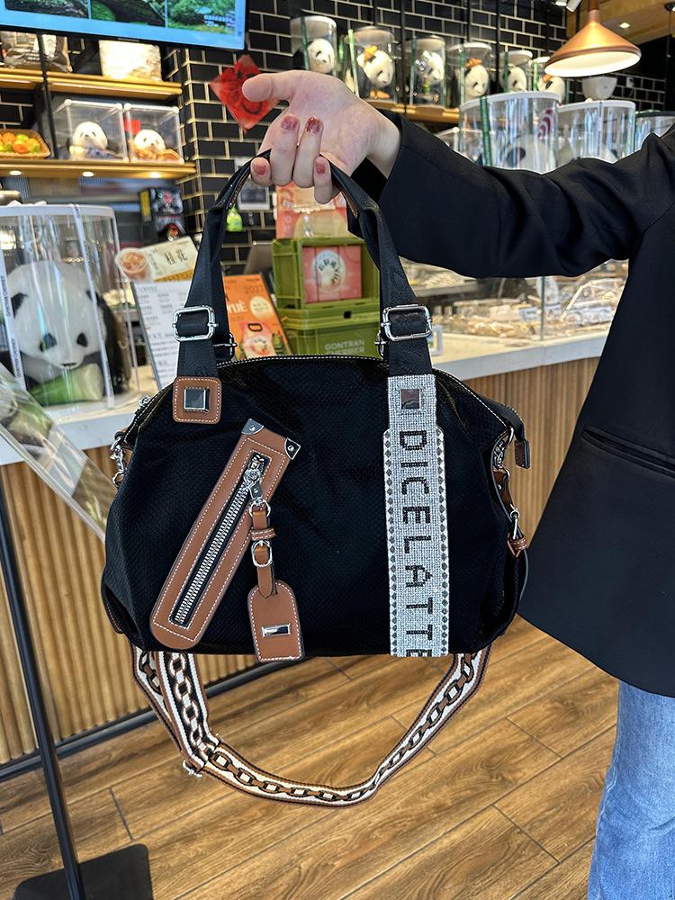 

Женская сумка-тоут большой вместимости, женская дорожная сумка контрастного цвета, стильная и роскошная сумка, сумка через плечо чёрный