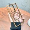 Fold Lens Stand For Magsafe Magnetic Case For Samsung S26 S25 Ultra S24 FE S23 Plus S22 Clear Wirelesss Charge Shockproof Cover