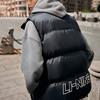 Li Ning Color Block Stand Collar Down Vest Unisex Vests Black AMRT047-2