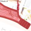 DKGEA Women Thin Brassiere Sexy Bra Set Lace Underwear Plus Size D E Cup