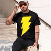 Yellow Lightning  New Model Unisexs Shortsleeve Crewneck TShirt Classic Casual Multiple Colors and Sizes for Daily Wear All