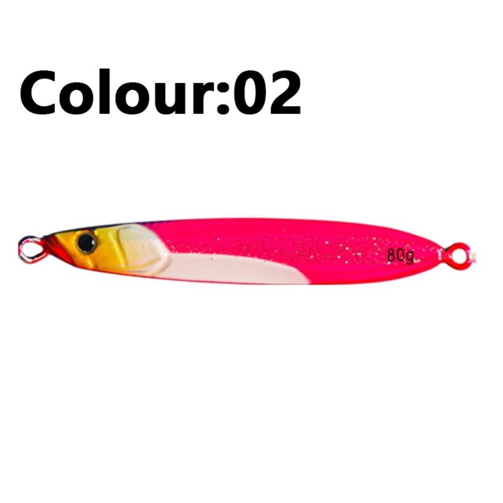 Luminous Finish Jigging Lure Laser Paper Coated Trolling Lure Slow Sinking Lure  Trolling Fishing