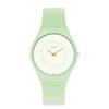 Swatch CARICIA VERDE SKIN Classic Watch, Green, SS09G101