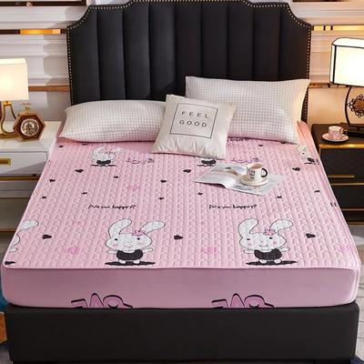 Waterproof Cartoon Printed Bed Sheet Thicken Bed Cover Durable and Skin-Friendly Mattress Protector,150x200 180x200 200x220