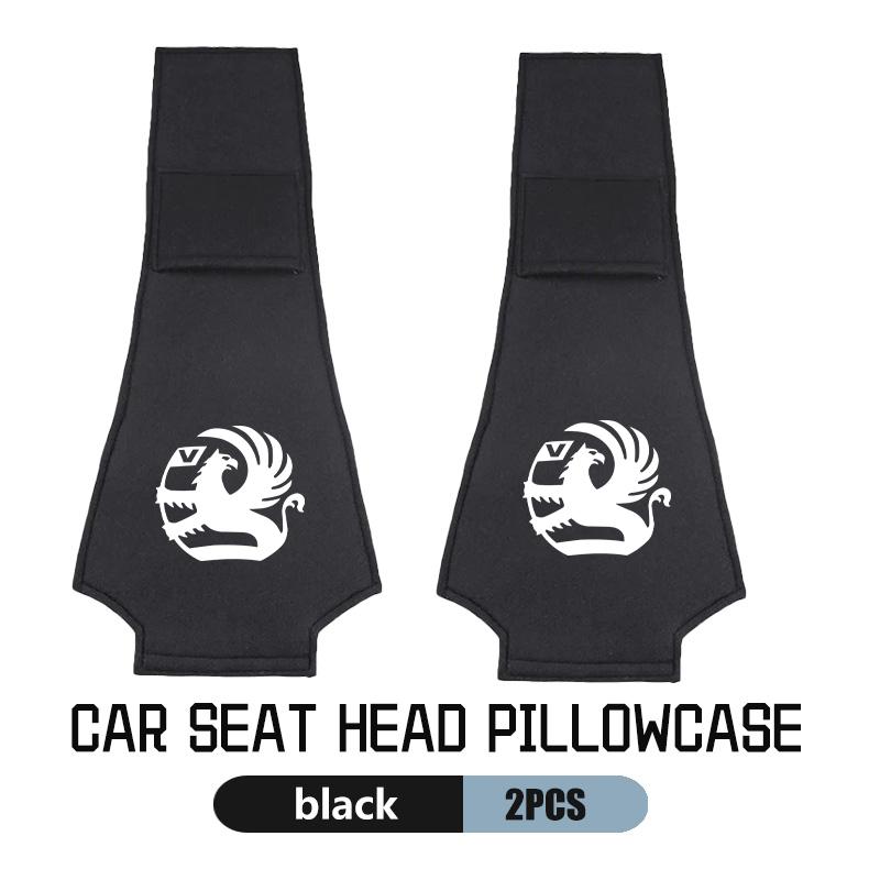 Car Logo Headrest Cover Seat Head Pillow Neck Headrest Stying For Vauxhall Corsa Astra Mokka Grandland Crossland Combo Life
