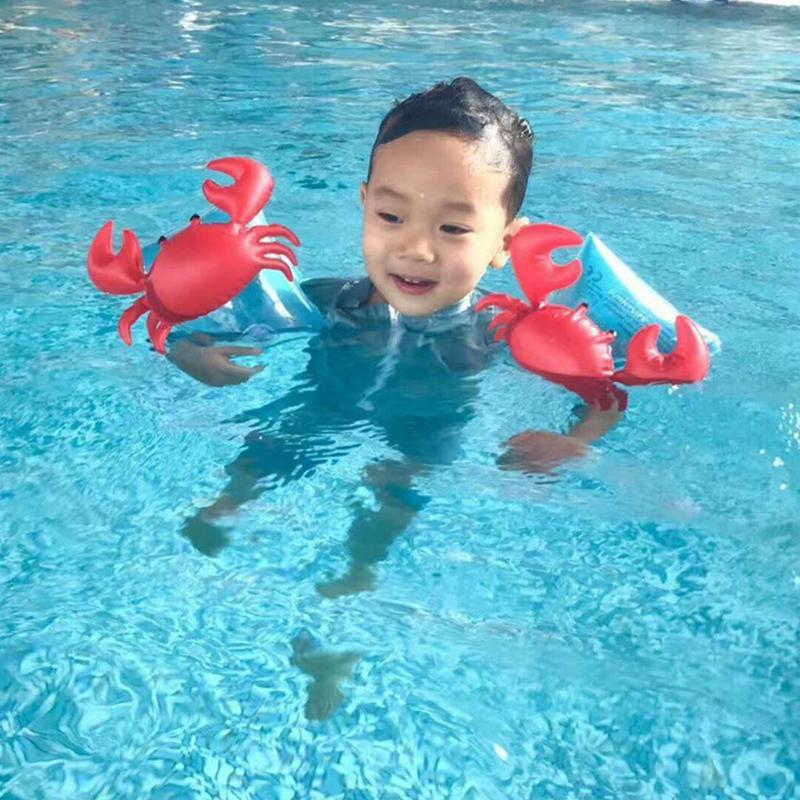 Kids Portable Cute Cartoon Shape Inflatable Swimming Arm Ring Sleeve