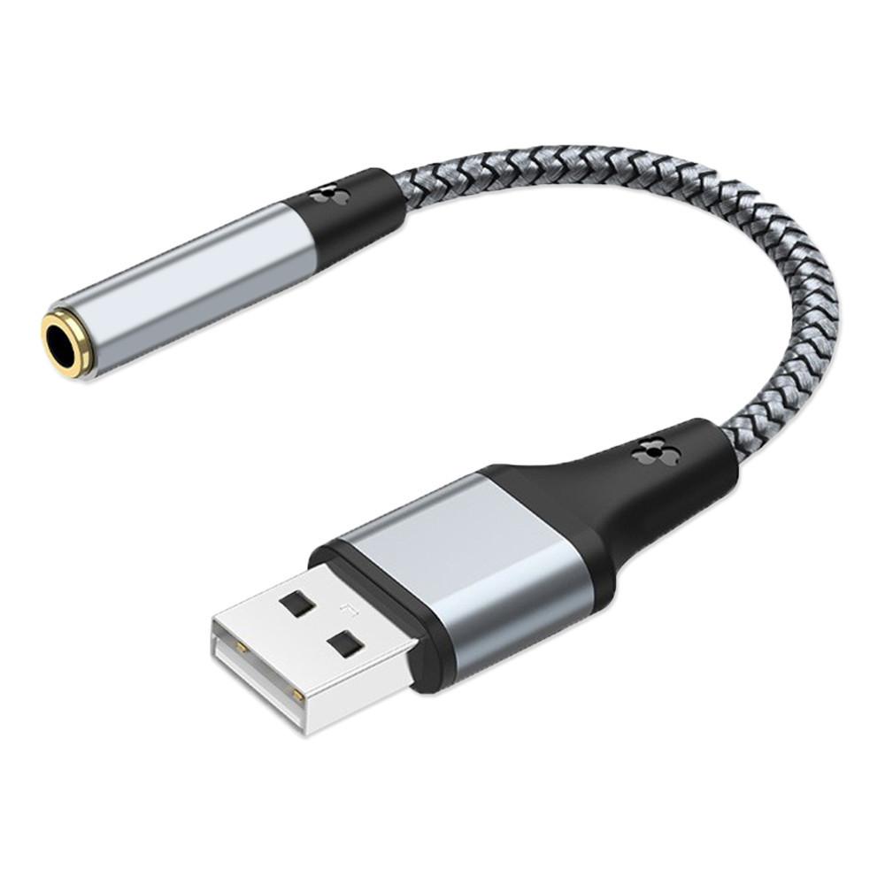 

HdoorLink USB-разъем 3,5 мм, аудиоадаптер для настольных компьютеров и ноутбуков, внешняя звуковая карта, микрофон, аудиоадаптер