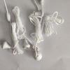 10Pcs 1.5m Light Switches Pull Rope Bathroom Light Pull Cord String with Connector for Ceiling Switches Bathroom Light