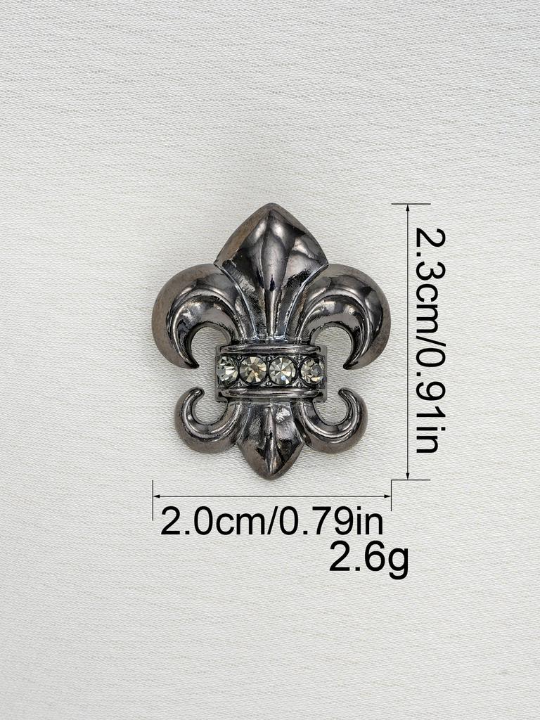 10Pcs Beautiful  Shank Buttons Zinc Alloy Flower Shape Buttons Women'S Sweater Coat Accessories