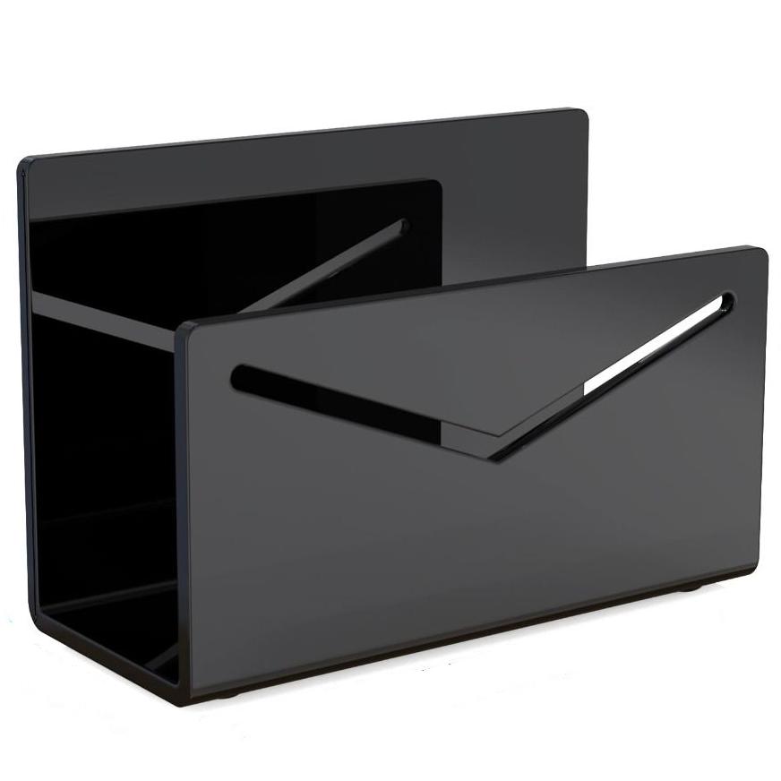 Lightweight Mail Holder Rack Acrylic Envelope and Bill Sorter File and Letter Holder School