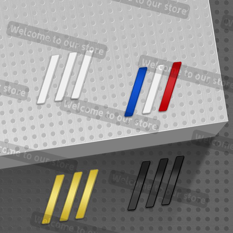 3D Metal Car Styling Decorative Strips Emblem Decals Rear Trunk Body Badge For b444 RCZ GT 306 307 207 208 3008 508 2008 3008 444b