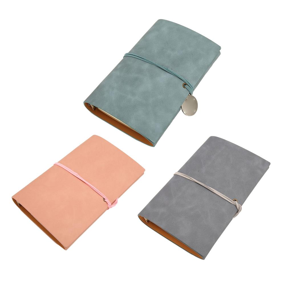 80 Sheets Loose Leaf Notebook Detachable PU Leather Cover 6   Notebook Spiral Notebook for
