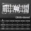 300 Pcs/Bag Fake Nail Tips Matte Coverage Transparent False Nails Tips Gel Nails Extension Diy Practice Nail Tool