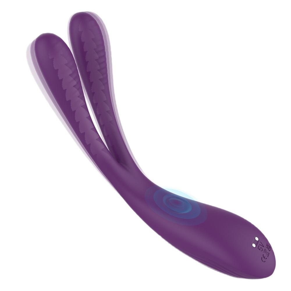 -HANDE Jade Rabbit Multifunctional Vibrator Purple