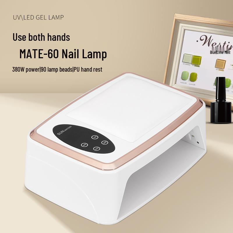 High Power Wearable UV Nail Lamp for Two Hands with Large Space
