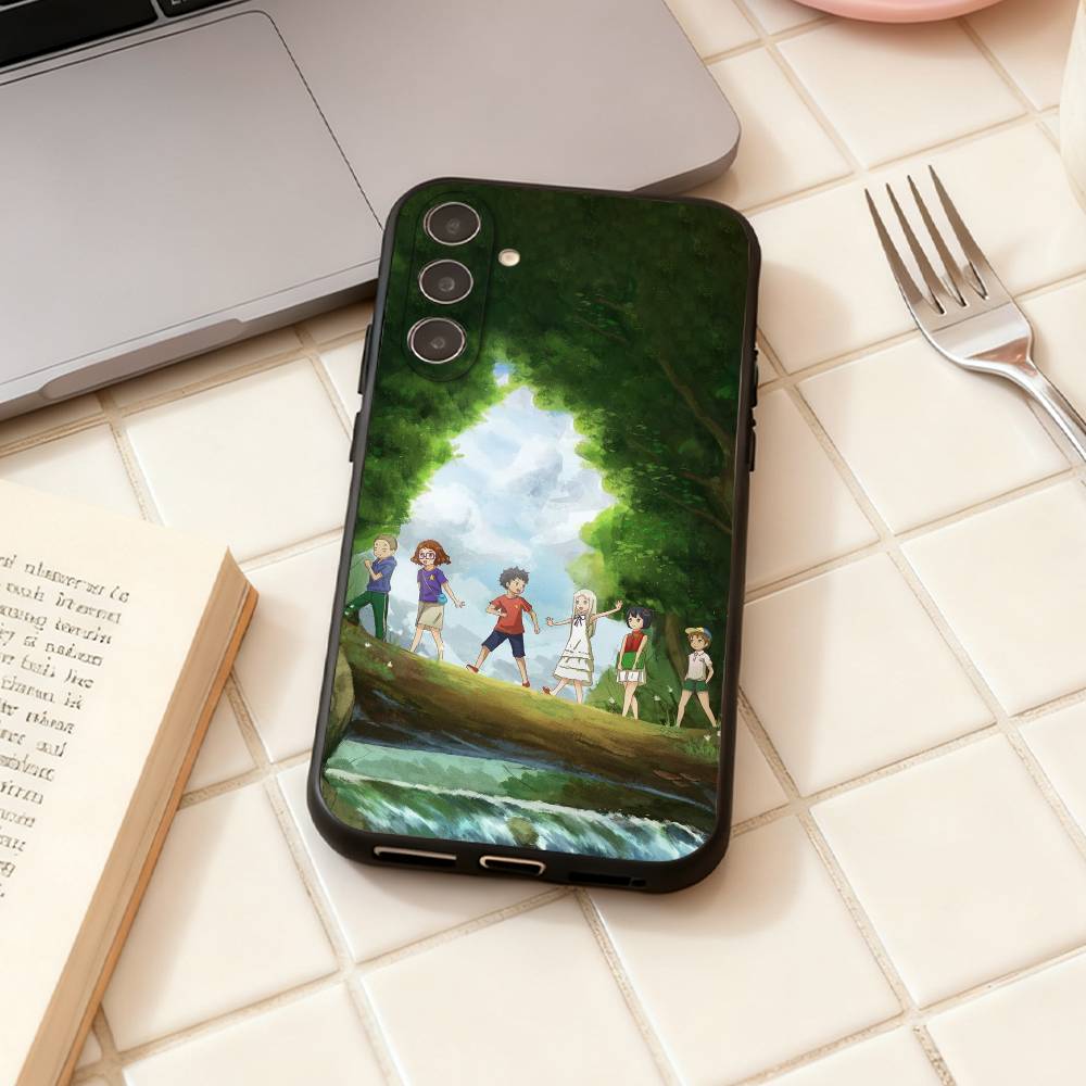 AnoHana M-Meiko Anime H-Honma  phone Case For Samsung Galaxy A73,A72,A71,A70,A53,A52,A51,Others Soft Black Shell