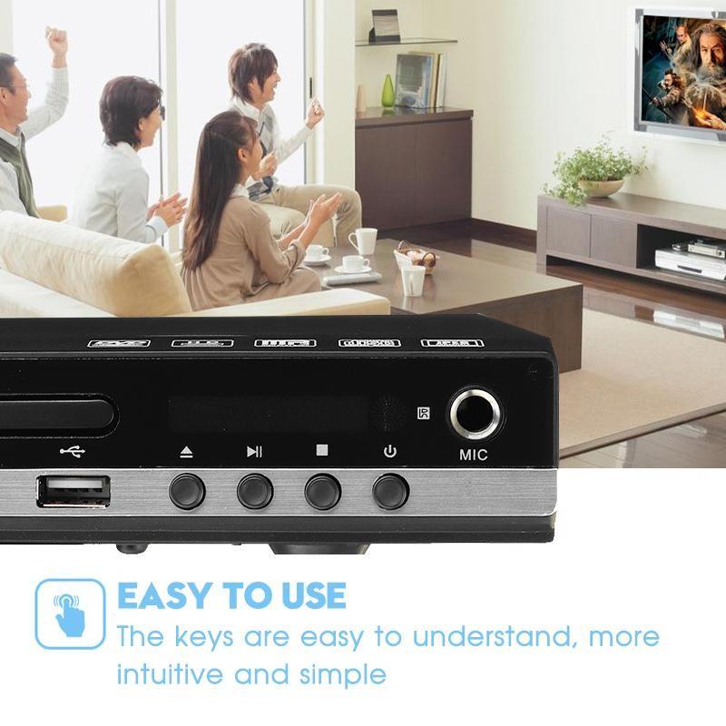 1080P DVD VCD Player Small Integrated Household High-definition DVD player Portable CD Disc Video Player