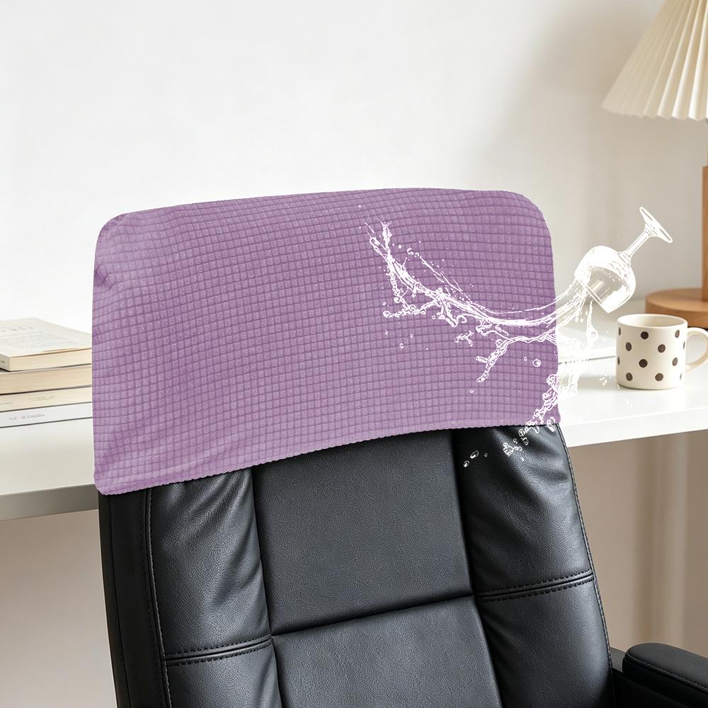 1 4 6 Pcs Waterproof Elastic Office Chair Backrest Cover Dustproof Protection Slipcover