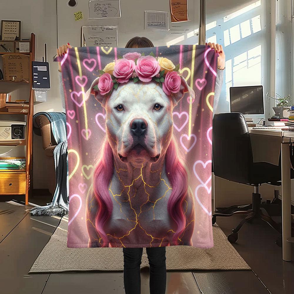 1Pc MarbleAnimals Print Flannel Blanket, High quality Comfortable for All Seasons, Home Decor, Warmth and Comfort, Perfect for Christmas Gifts