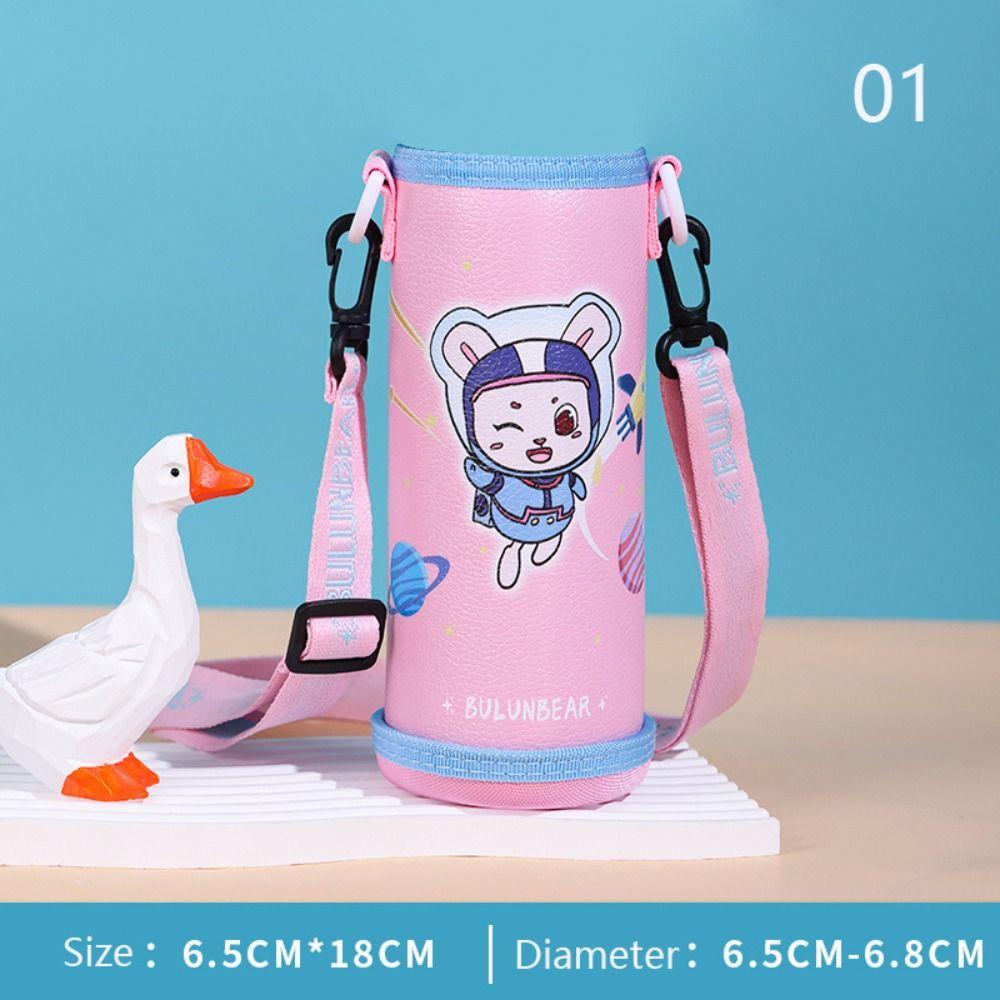 

PU Leather Water Bottle Bag Handheld Cup Pouch Protective Cup Sleeve Outdoor Sport Water Bottle 01