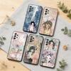 Aya T-Takano Paintings Phone Case For Samsung S25,S24,S21,S22,S23,S30,Ultra,S20,Plus,Soft Silicone Black Cover