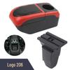Scatola Bracciolo Centrale per Auto Peugeot 206 Accessorio di Modifica Interna