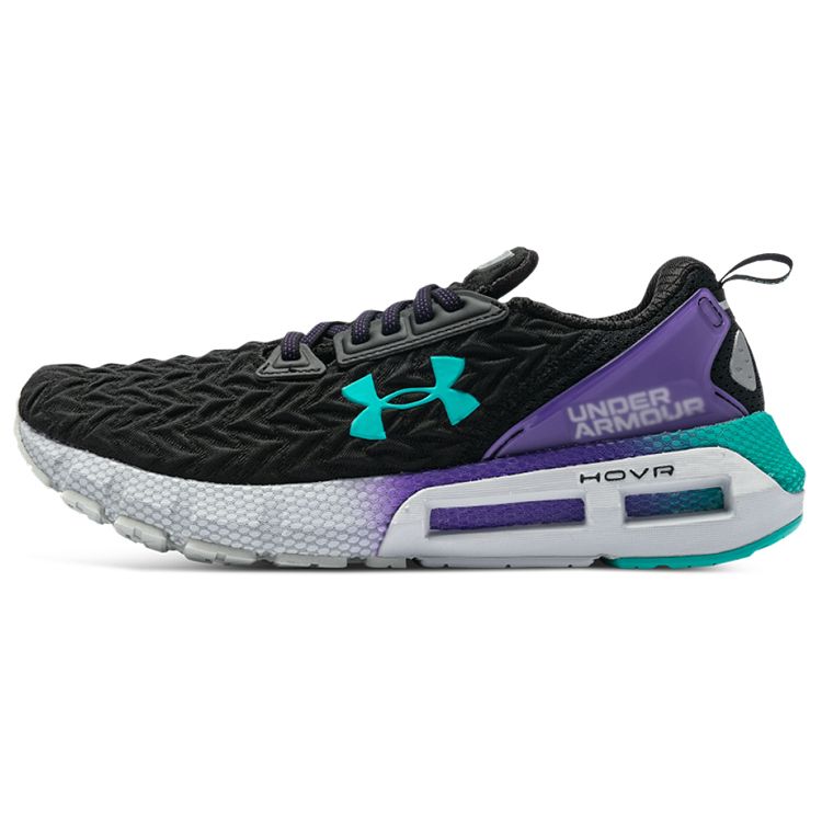 

Under Armour HOVR Mega 2 Fashion Sports Comfortable Fabric Low Top Casual Running Shoes Men sneaker Black Purple 3025472-002 42.5