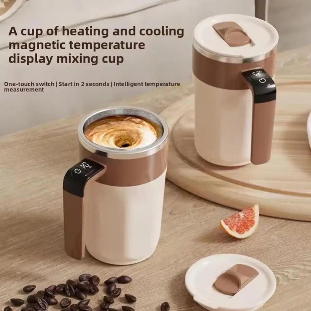 Rechargeable Automatic Stirring Cup Magnetic Stirring Heating Mixer Cup  Travel