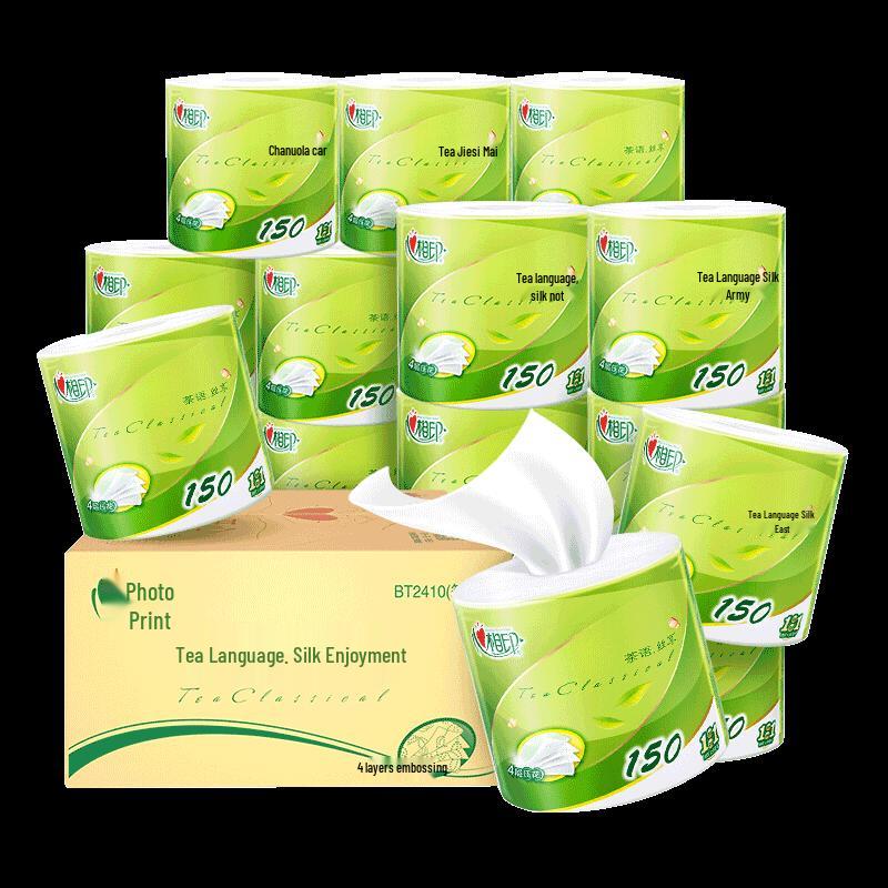 Heart to Heart Tea Talk Classic 4-Ply Embossed Toilet Paper