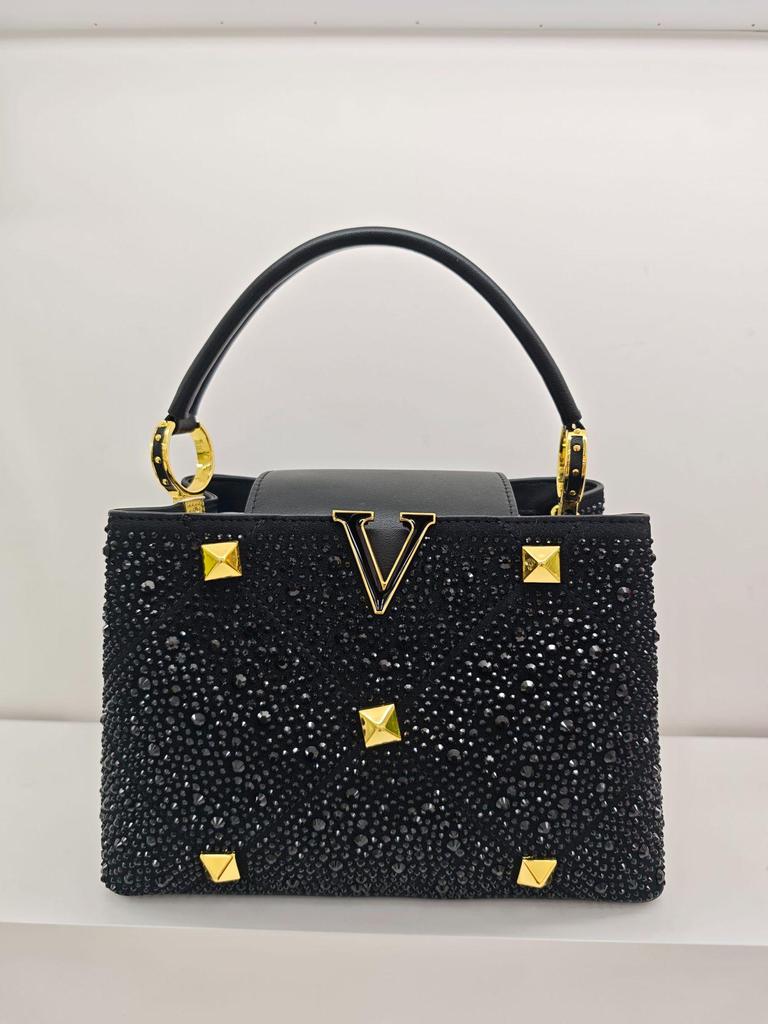 2025 Elegante Flip Diamond Damen Handtasche und Schultertasche