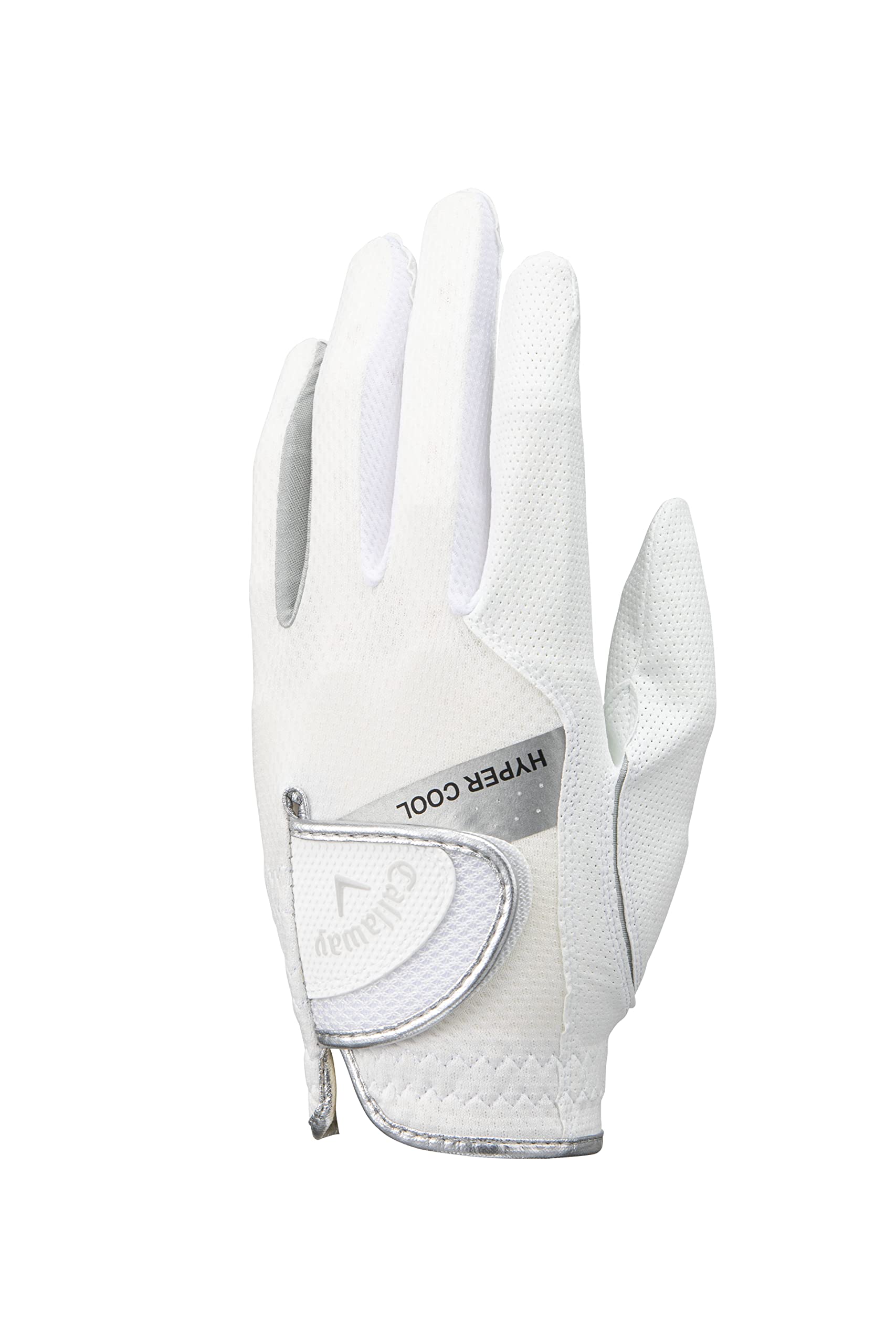 

Callaway Gloves HYPER COOL LH 24 23 WHT/SLV (24cm Left-handed [Right-handed]) White/Silver Men s