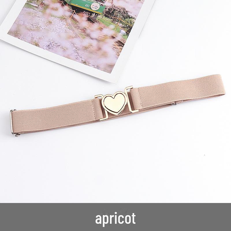 Unisex Adjustable Elastic Braided Canvas Belt with Alloy Buckle