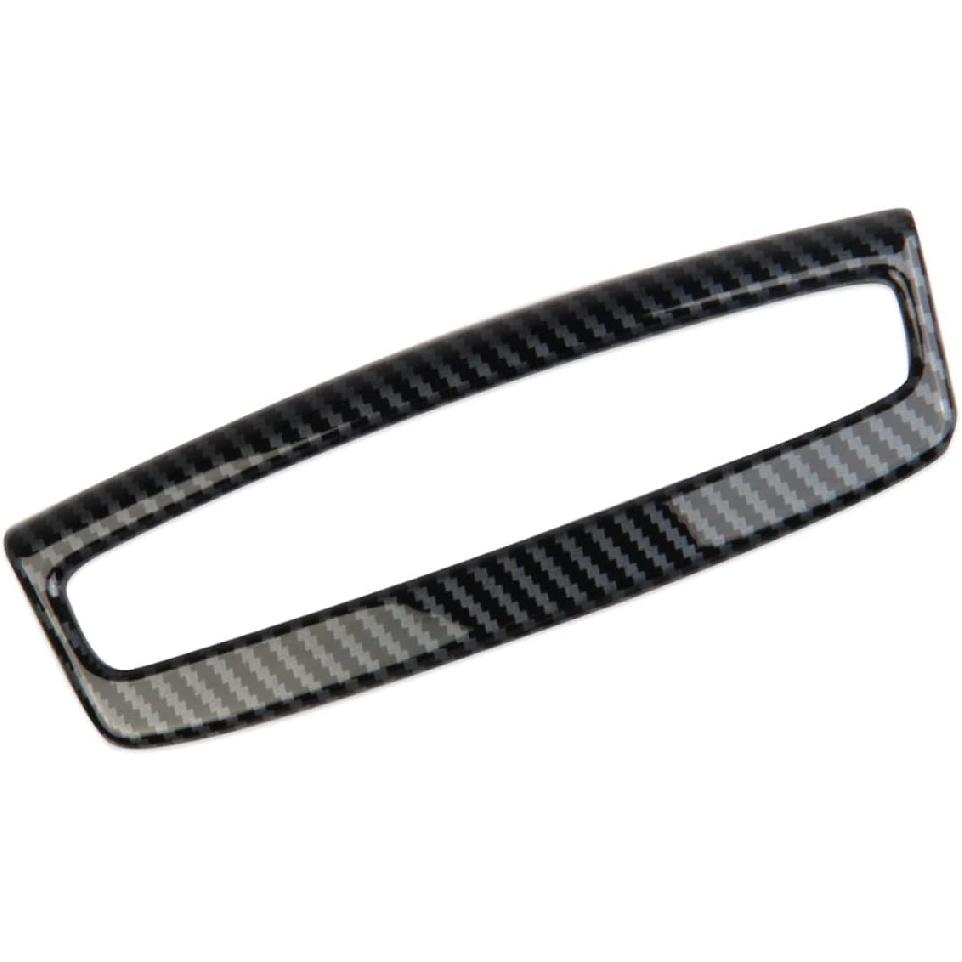 Korlot Carbon Fiber Center Console Armrest Button Cover Trim for Hyundai Tucson/Santa Cruz 2022-2024