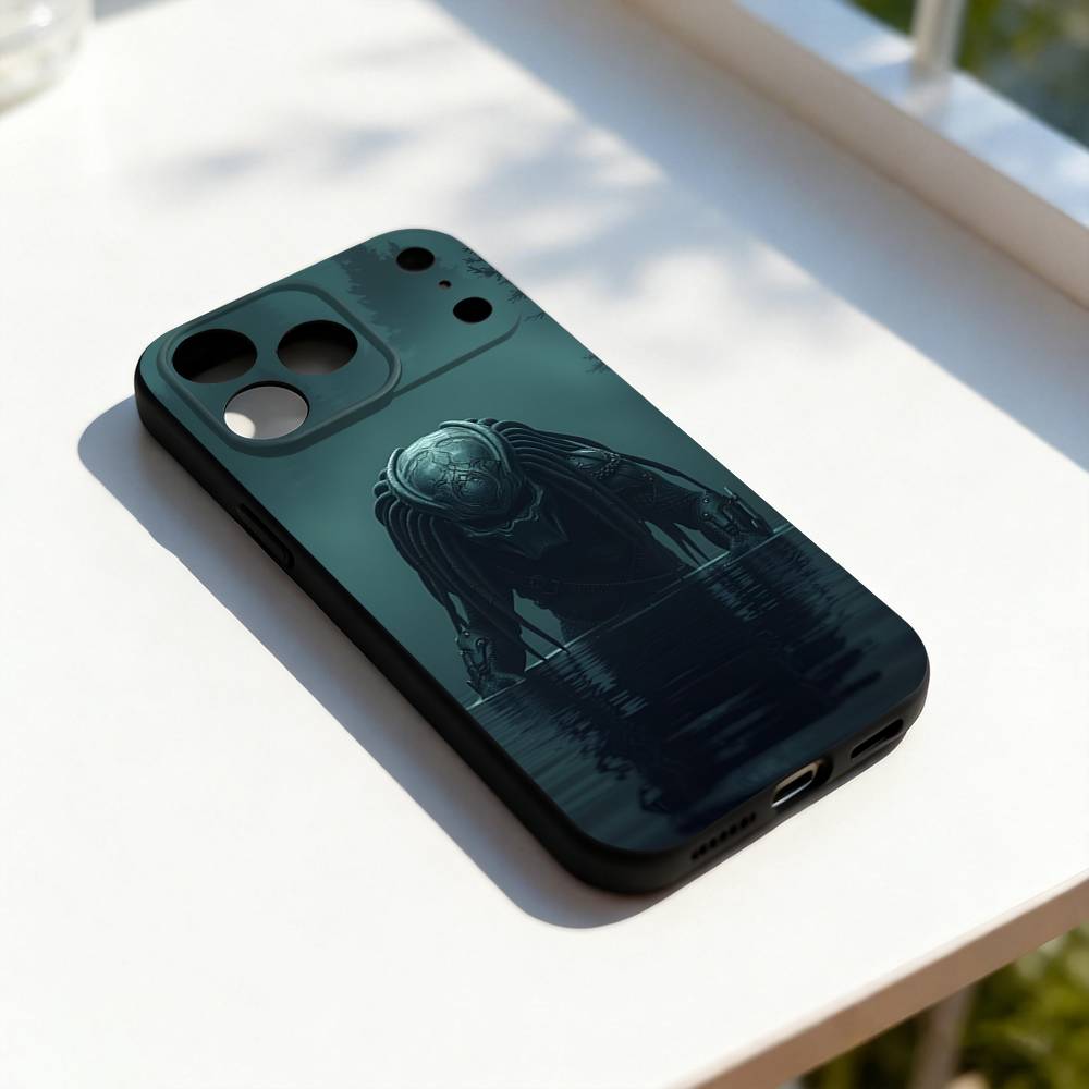 

The Predator Cool Phone Case For iPhone 17,16,15,14,13,12,11,Pro,Max,Plus,E,SE4,Air,Mini Black Precise Hole Matching iPhone16plus