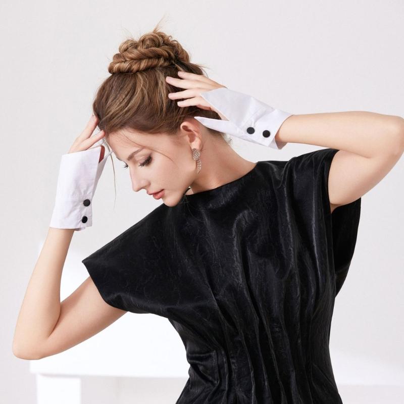 Irregular Arm Covers Shirt Wrist Cuffs Sleeves For Women Dress Outfit Enhancer Formal Armband Business Styles Accessory