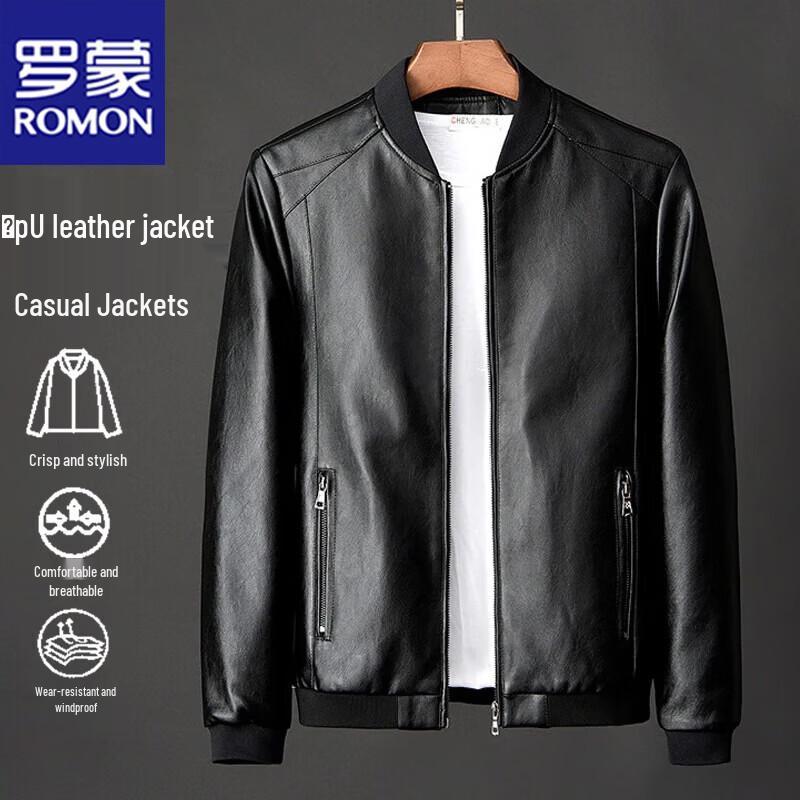Romon Men's Autumn/Winter Casual Lined Jacket