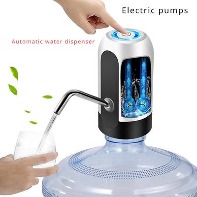 Bomba para Dispensador de Água Bomba Elétrica Portátil para Garrafões de 5 Galões Recarregável por USB Ferramenta para Galão de Água Carboy Bar