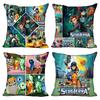Neue Slugterra Anime Kissenbezug Schlafzimmer Home Office Dekokissenbezug Quadratisch Reißverschluss Kissenbezüge Satin Weich Kein Ausbleichen