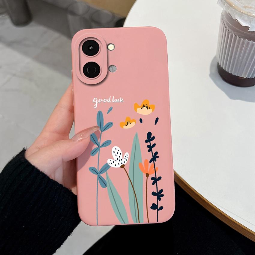Lovely Back Cover For Tecno Spark Go 3 2 1S Pova 7 Ultra Pro Spark 40 40C 30 Phone Bags Cute Avocado Pretty Flowers Shell Soft Silicone Anti Slip Case