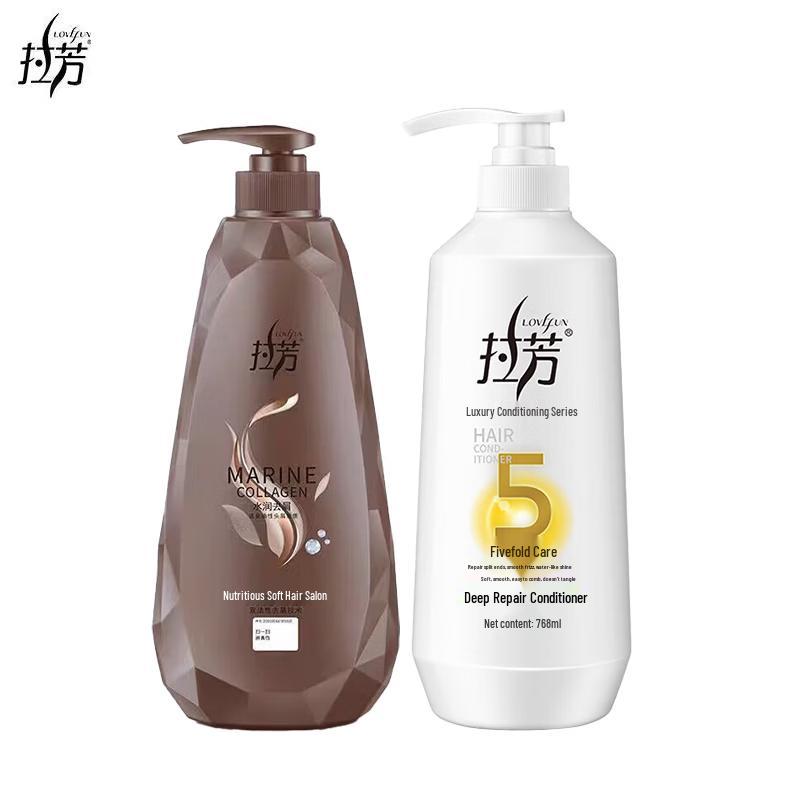 Lafang Silky Smooth Anti-Dandruff Shampoo & Deep Repair Conditioner Set