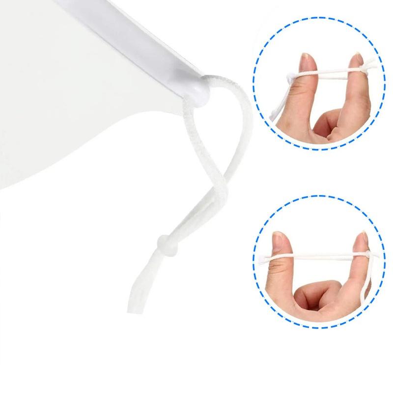 10/20 Stück Transparente Schutzmaske Wimpernverlängerung Maniküre Anti-Beschlag-Schild Mundschutz Staubdicht Schönheitsstudio Zubehör