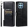 Cover for HONOR X8c,X8b Retro PU Leather Flip Wallet Phone Case Multi Card Slots