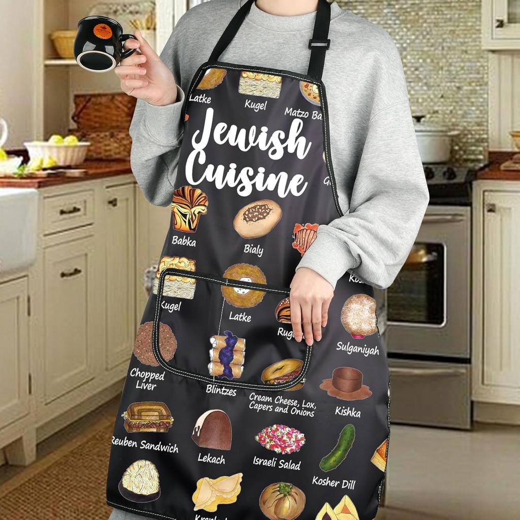 G2TUP Cooking Dishes Recipes Soup Apron With Pockets Je Cuisine Kitchen Gift Cooking Baking Chef Gift