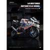 1/8 Motorcycle Building Blocks Set Super Motorbike Model Kit Technical Racing Kids Assembled Toys Gifts for Boys and Girls