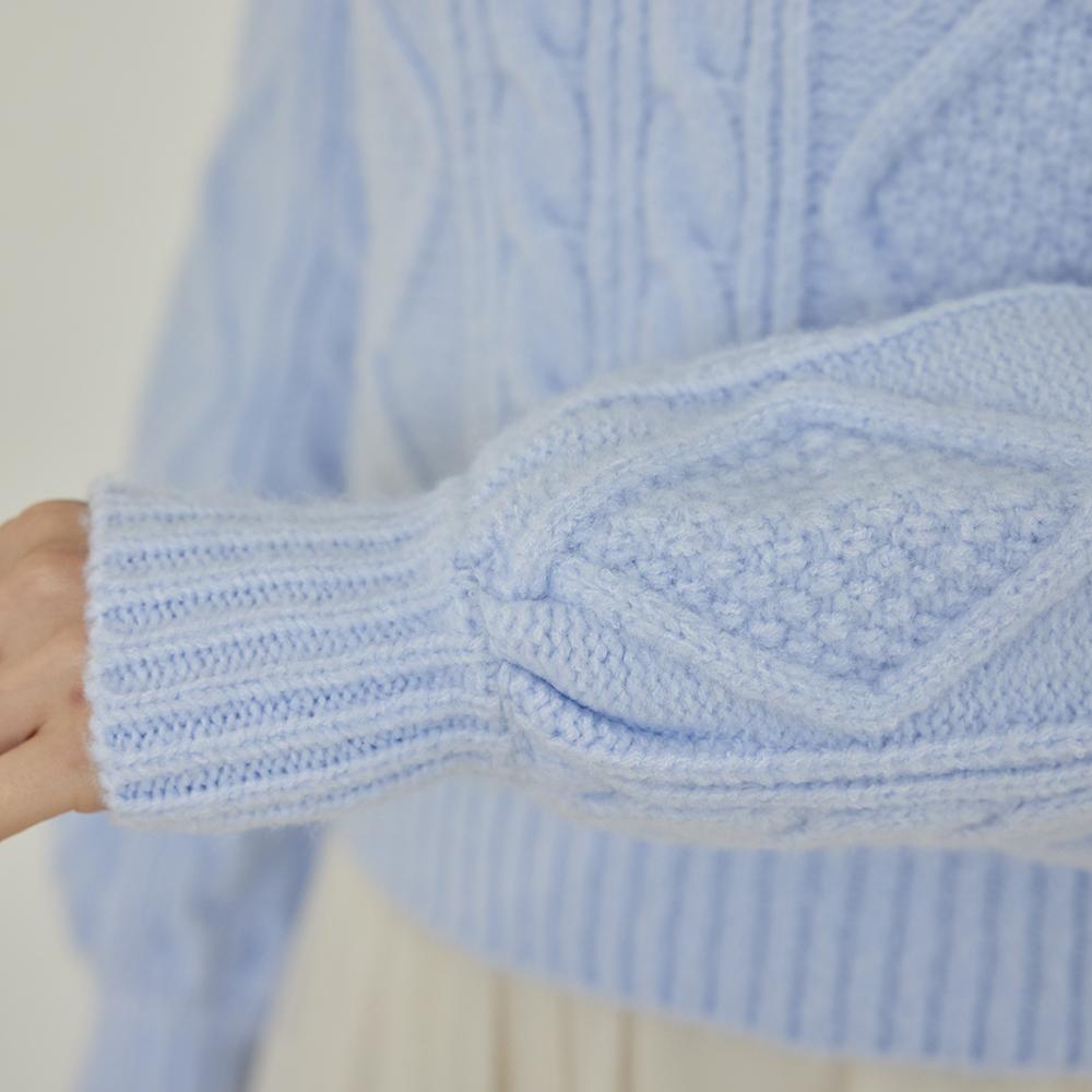 J.JANE Balloon Sleeve Sweater (Blue)