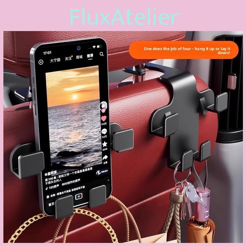 Metal Multifunctional Portable Hook Phone Holder Without Installation Car For