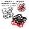 Pedal sin Clip Duradero Ultraligero Antideslizante Clásico Delicado Adaptadores de Plataforma para Pedales sin Clip de Aluminio Accesorios para Bicicleta